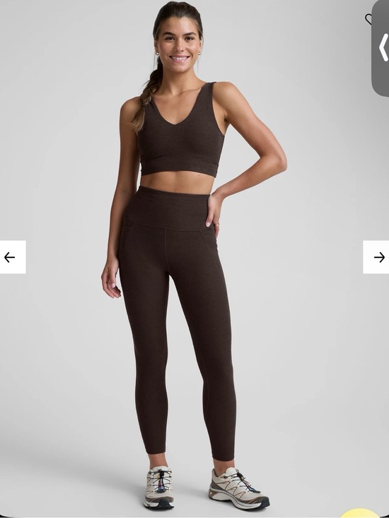 Beyond Yoga Pants - Beyond Yoga Dark Chocolate Heathered High-Waist Leggings XXL NWT